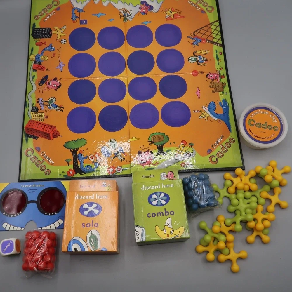 Cranium Cadoo Complete 2002 for Kids Board Game Ages 7+ Family Fun